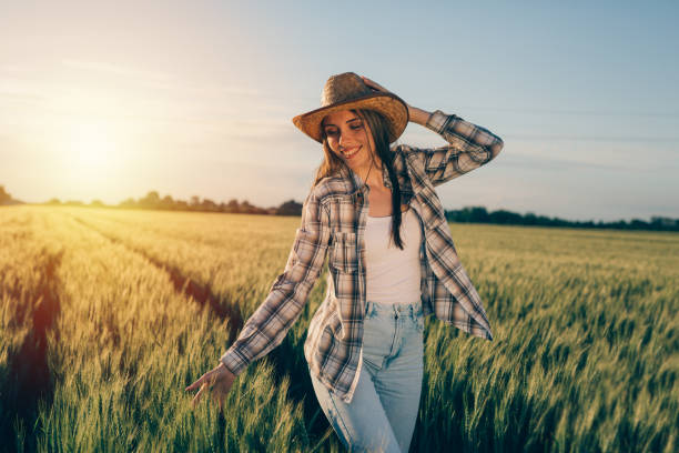 istock woman farmer outdoor 1358010705