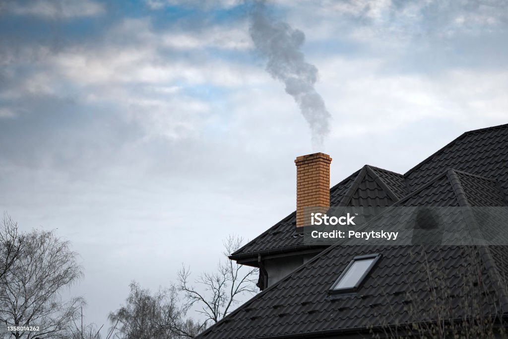 chimney Close up chimney on the roof Chimney Stock Photo