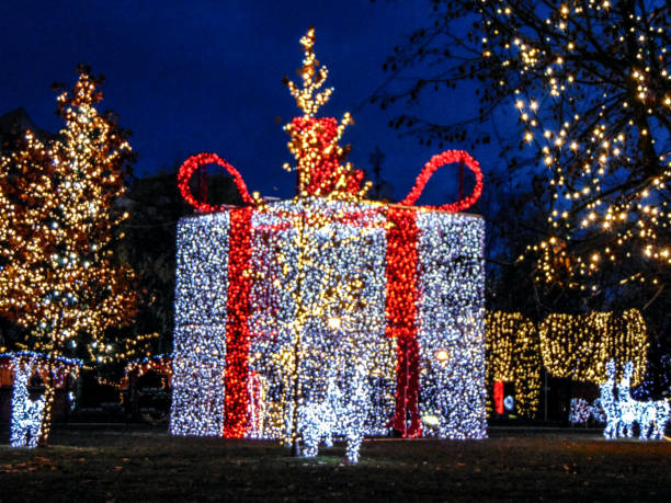 istock Christmas decorations in Baia Mare city, Romania 1358020810