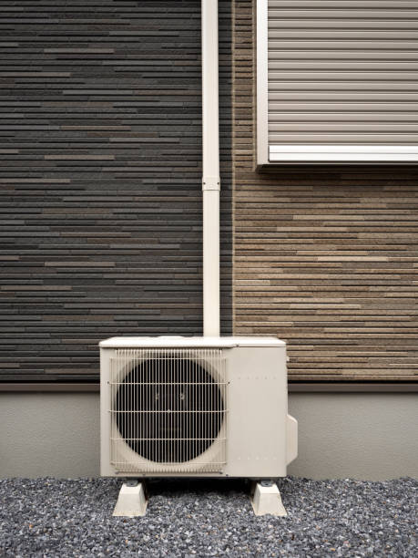 istock Air conditioner outdoor unit 1358023047
