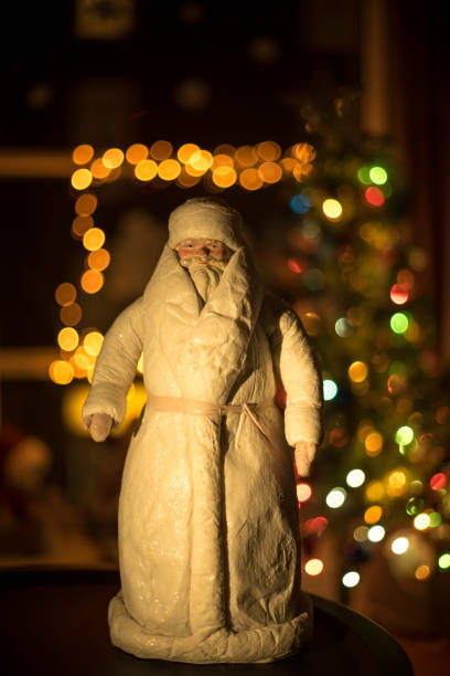 Santa Claus and Christmas tree