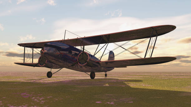 American biplane from the 1930s