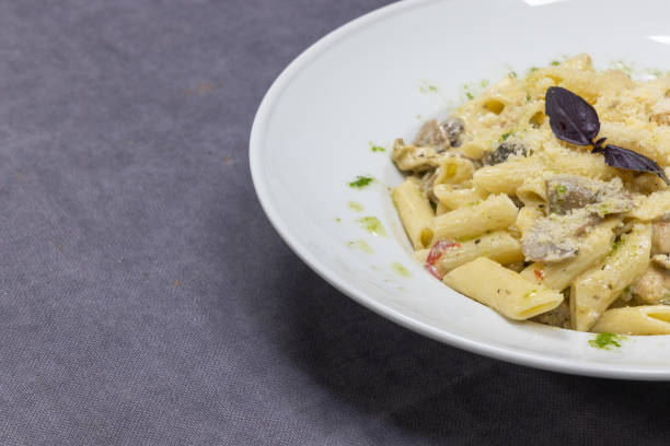 istock delicious and hot pasta on plate 1358042686