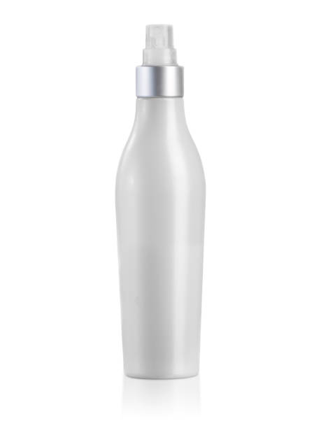 istock Spray bottle white isolated on white background 1358042767
