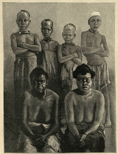 istock King of Benin's wives and Family, 1898 1358043123