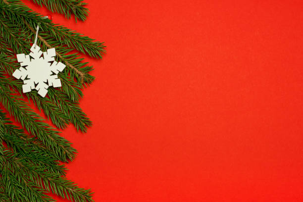 istock Snowflake decoration on the Christmas tree 1358047256