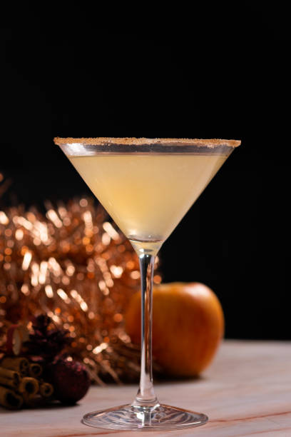 istock Christmas Cocktail Apple Cinnamon Martini 1358066051