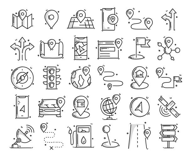 91,900+ Hand Drawn Map Icons Stock Illustrations, Royalty-Free Vector ...