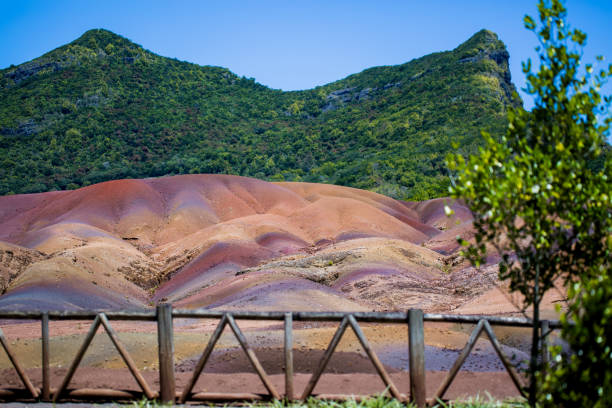 Chamarel seven coloured earths on Mauritius island