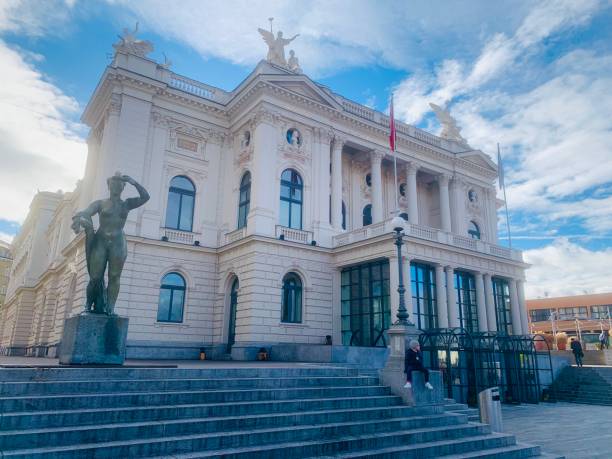 istock Opera of Zurich, Switzerland in Winter 1358067430