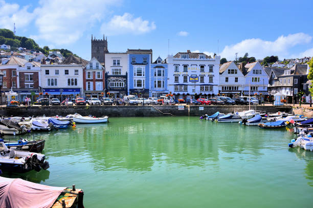 istock Dartmouth Harbour and Quayside Shops 1358067932