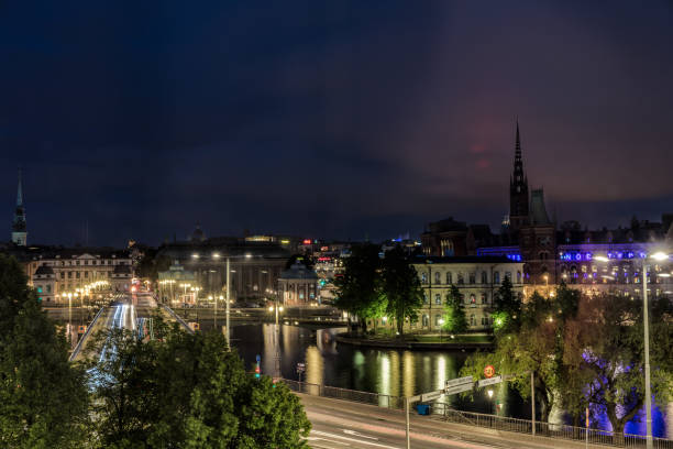 istock Night Embraces Stockholm 1358070580