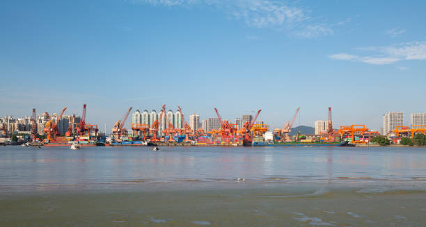 istock Huangpu Harbo in Guangzhou 1358073547