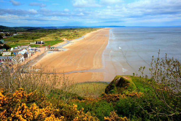 Pendine Sands Wales sandy beach known for the Museum of Speed and world land speed record attempts