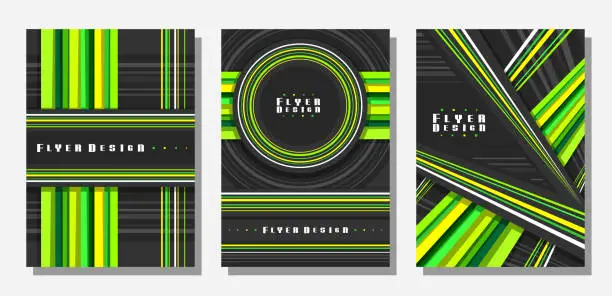 Vector illustration of Vector Flyers Set