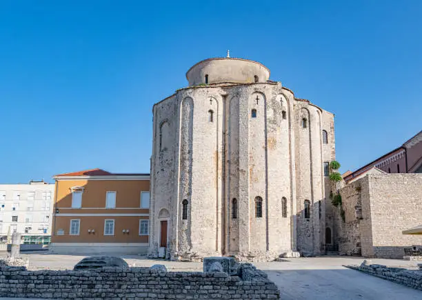 Church of St. Donatus and Roman Forum located in Zadar, Croatia