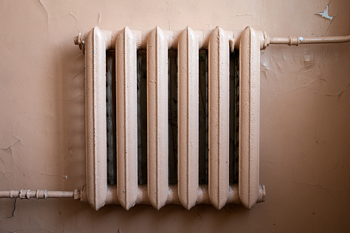 Cast iron heating radiators. Heat, energy saving and efficiency.