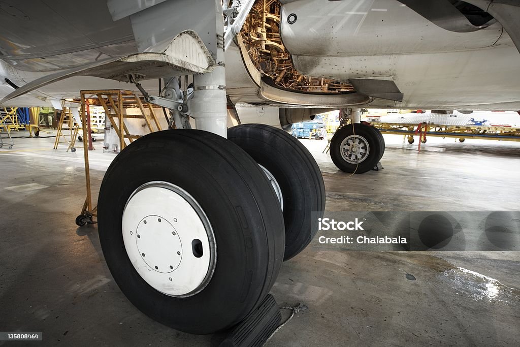 Avión de mantenimiento - Foto de stock de Avión libre de derechos