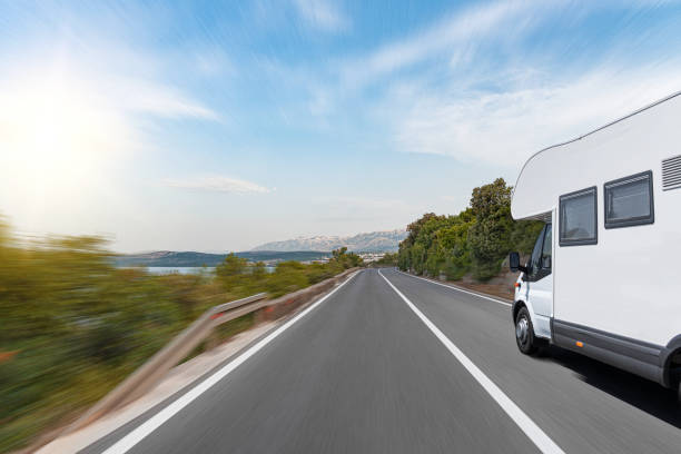 istock Motorhomes on the highway. 1358084694