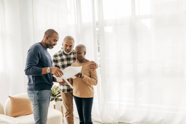 istock Real estate agent on the meeting with clients 1358084906