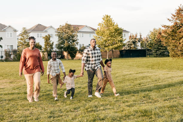 istock Enjoying good weather with kids outside 1358084934