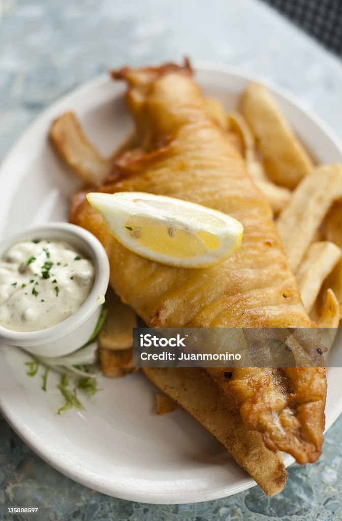 Fish and chips - Lizenzfrei Fish &amp; Chips Stock-Foto