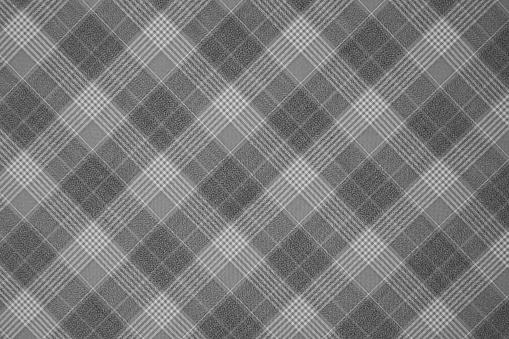 Plaid Fabric Green Black White Colors. St. Patrick's Day Background