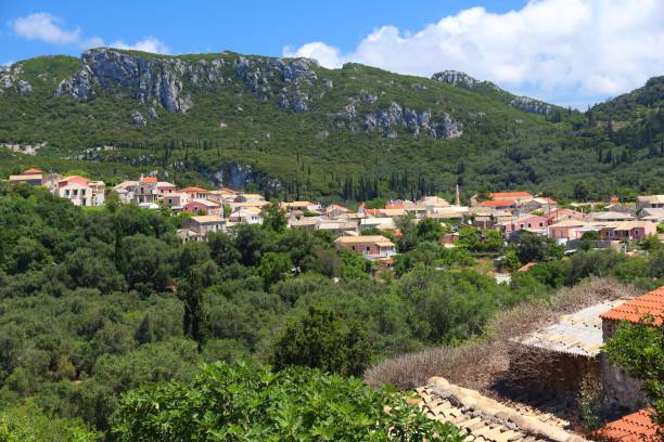 istock Makrades village, Corfu island 1358092216