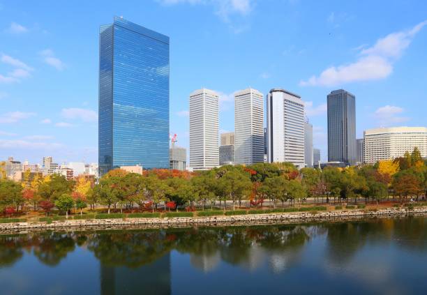istock Shiromi, Osaka Japan 1358092840