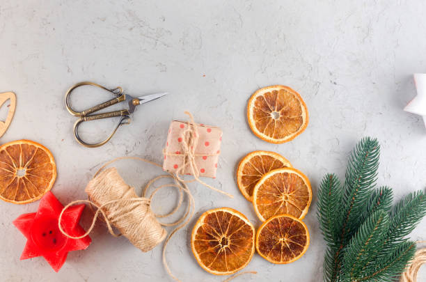 istock Dry Oranges for Christmas Decorations. 1358096016