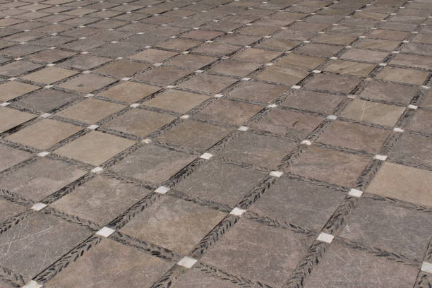 istock Stone mosaic tiles 1358103086