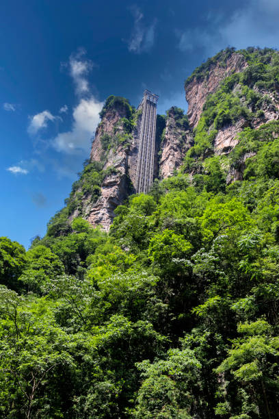 Beautiful peaks in Zhangjiajie forest park.