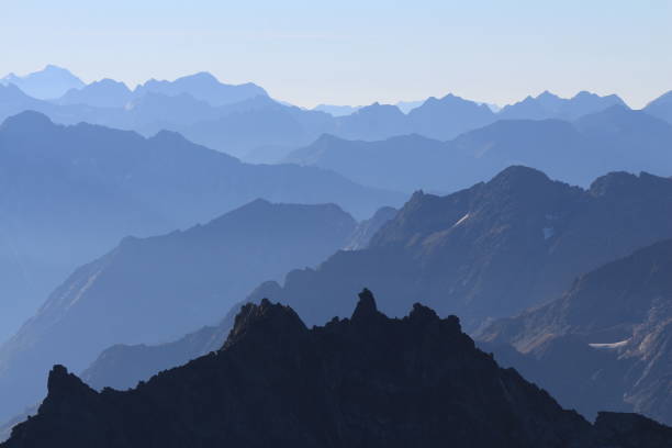istock Ten different shades of blue. 1358112205