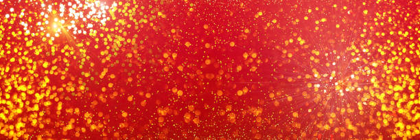 istock Holiday glowing backdrop. Defocused background with glitter. Blurred bokeh. 1358117157