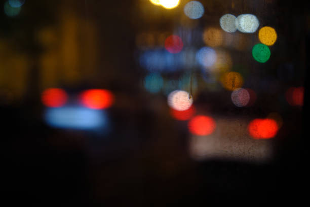 istock Defocused lights of city traffic 1358118323