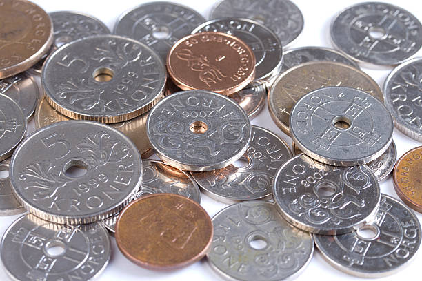 istock Closeup of Norwegian money. 135812091