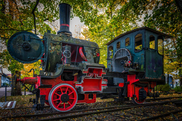 old rusted steam locomotive