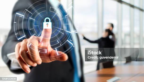 Cyber Security Systems For Business Network Stock Photo - Download Image Now - Network Security, General Data Protection Regulation, Security