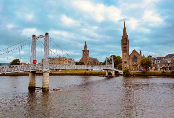 istock Inverness bridge over the river cathedral 1358129883