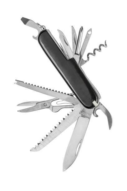 istock black swiss knife over white 1358131366