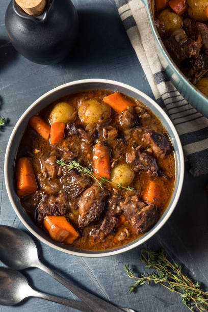 istock Hearty Homemade Gourmet Beef Stew 1358133706