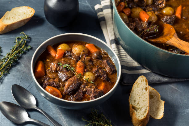 istock Hearty Homemade Gourmet Beef Stew 1358133716