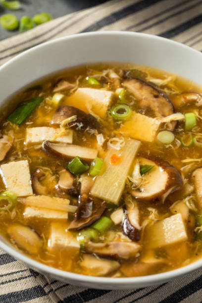 istock Homemade Chinese Hot and Sour Soup 1358134885