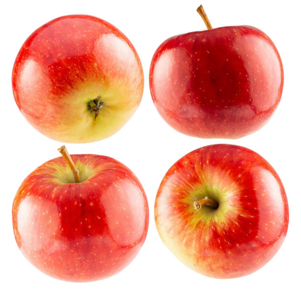 istock set of red apples isolated on a white background 1358137563