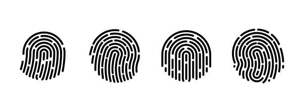 060819_glass soku pomarańczowego lub brzoskwiniowego. puste i pełne realistyczne przezroczyste szkło. napój organiczny z owoców wektorowych 3d - fingerprint thumbprint human finger track stock illustrations