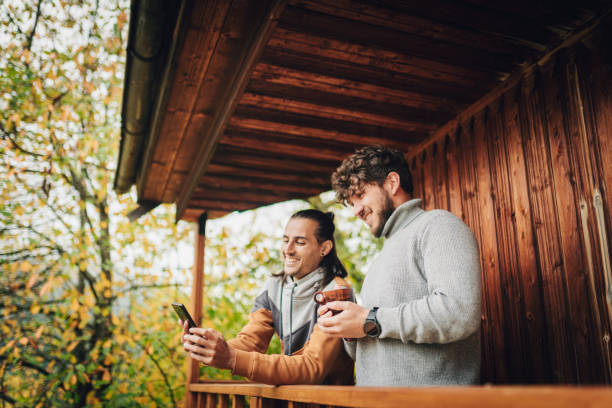 istock Enjoy the cold autumn day 1358154851