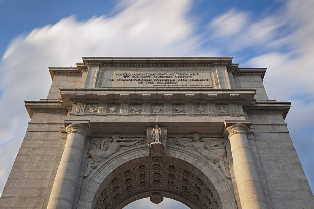 istock Memorial Arch in Valley Forge National Park 135815503