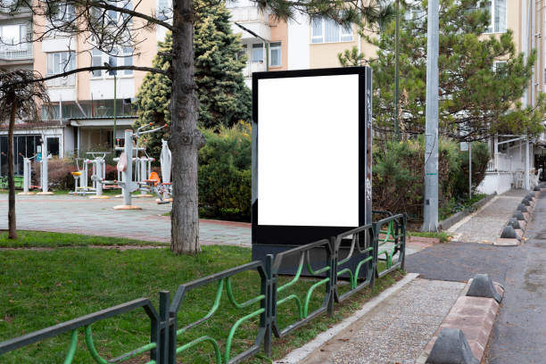 istock Blank billboard in the street 1358158439