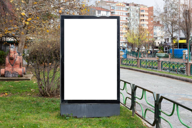 istock Blank billboard in the street 1358158453