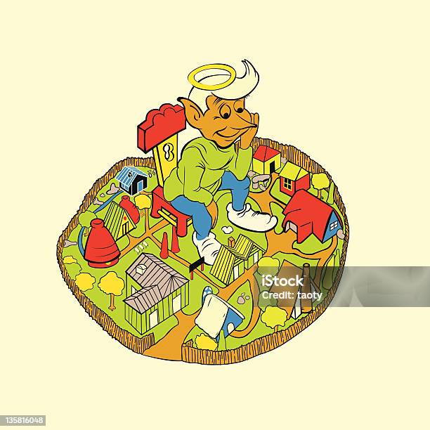Angle Stock Illustration - Download Image Now - Angel, Art And Craft, Child